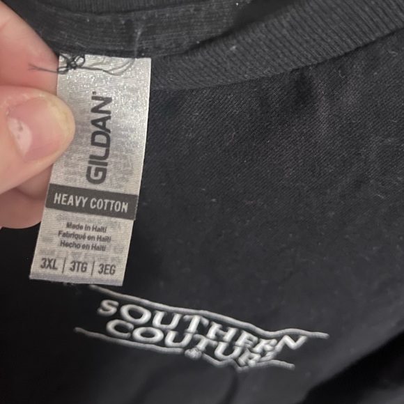 3X Black Short Sleeve Women's Tee - Picture 4 of 4